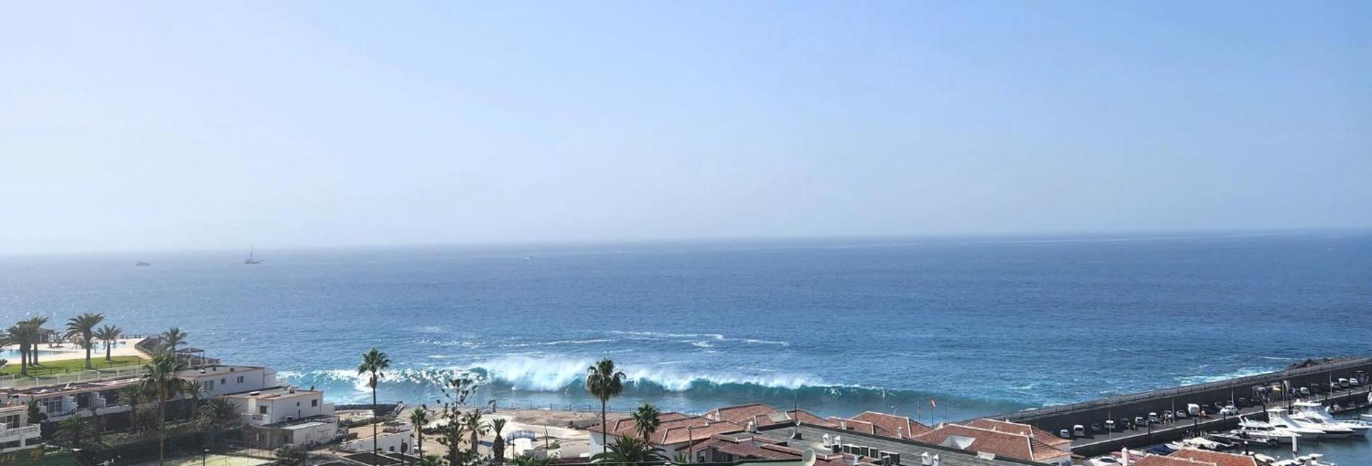 Ocean Wave Los Gigantes Acantilado de los Gigantes Bagian luar foto